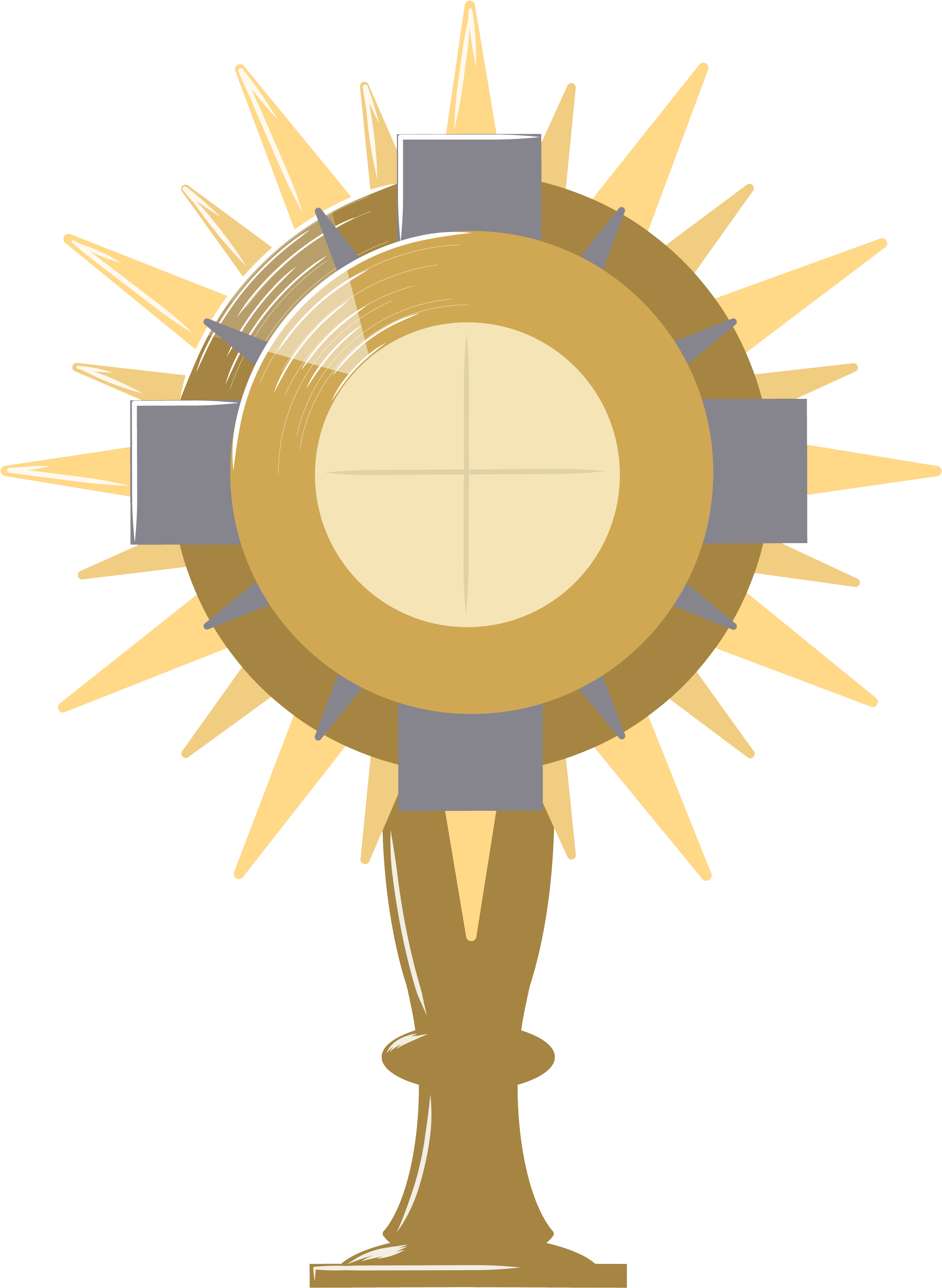 Download Monstrance For Holy Thursday - Inca Noble Symbol PNG Image ...