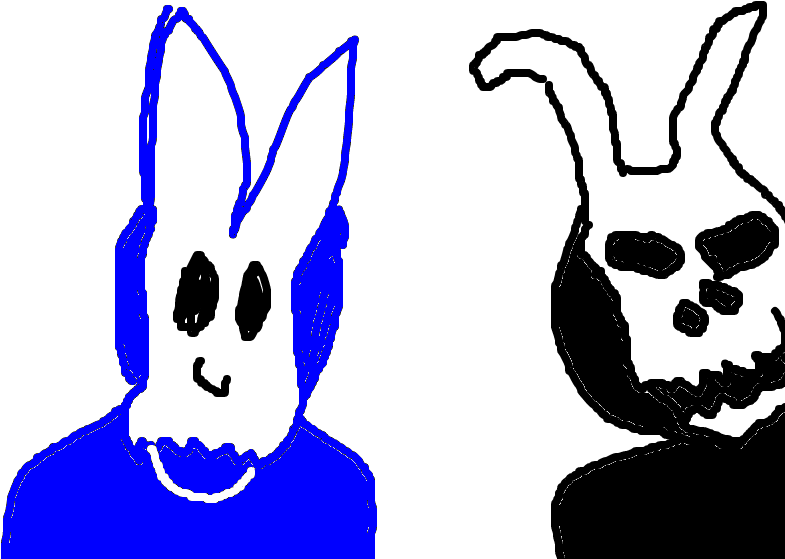 Donnie Darko - Drawing (1020x608), Png Download