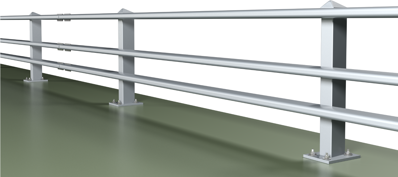 Download Line 3 3r 01 - Transparent Guard Rails PNG Image with No ...