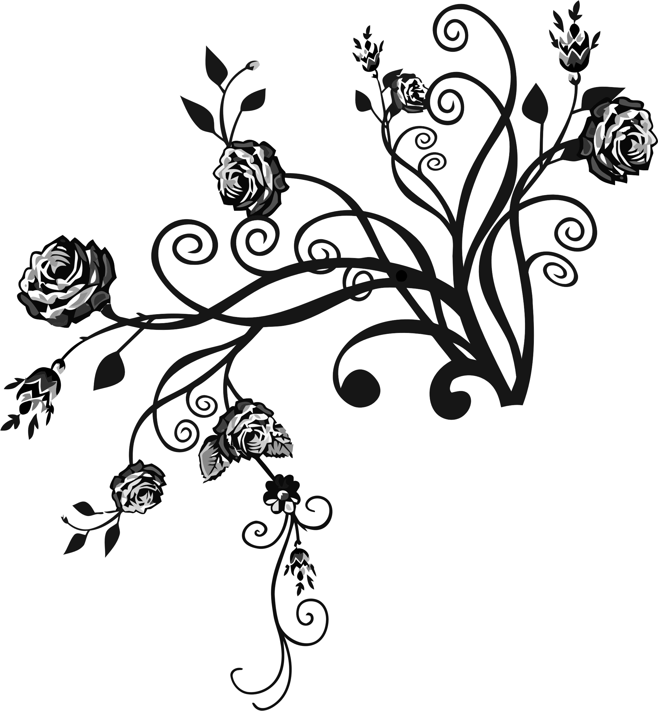 Download Flourish Big Image Png Floral Flourish Png Image With No Background Pngkey Com