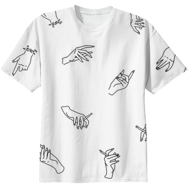 Download Harry Styles Inspired Hand Shirt $38 - T-shirt PNG Image with ...