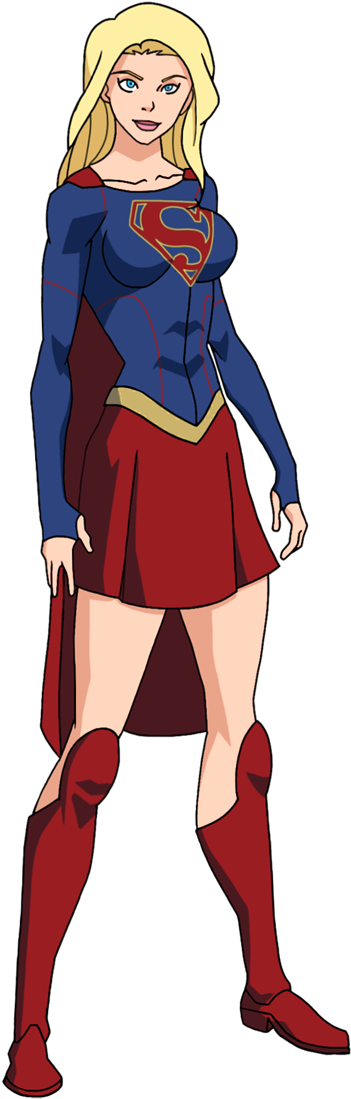 Download Fan Art Supergirltv Contentfan - Cartoon Png Image With No 