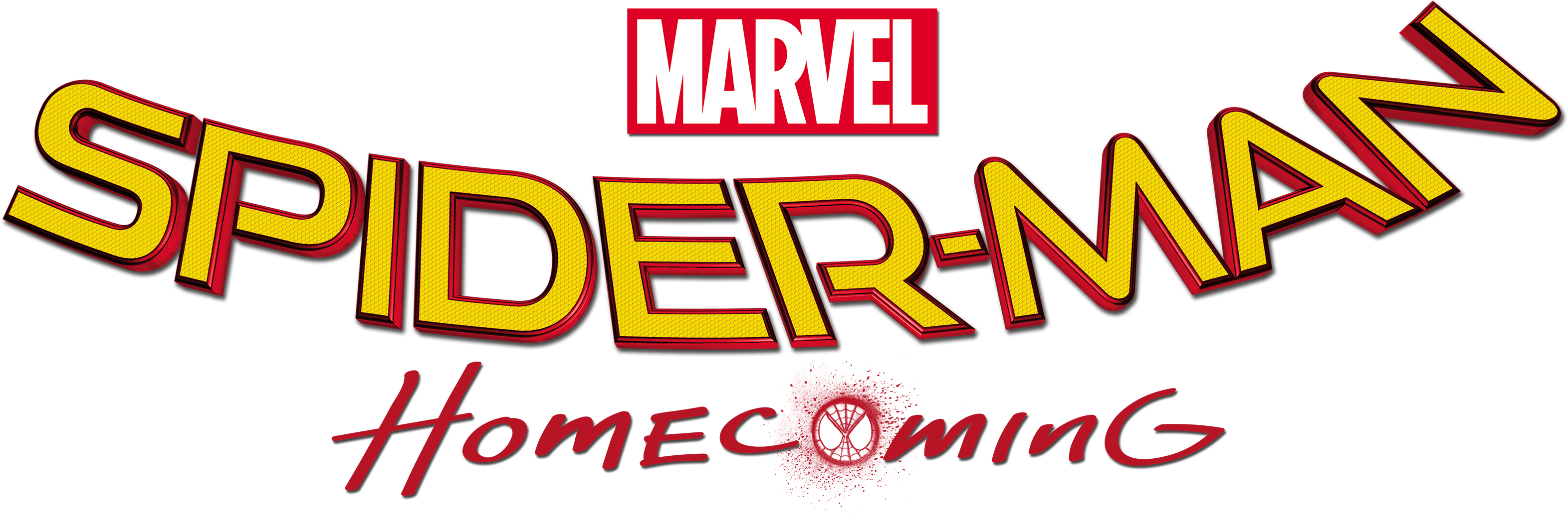 Download Marvel Spider Man Homecoming - Spiderman Homecoming Movie Logo PNG  Image with No Background 