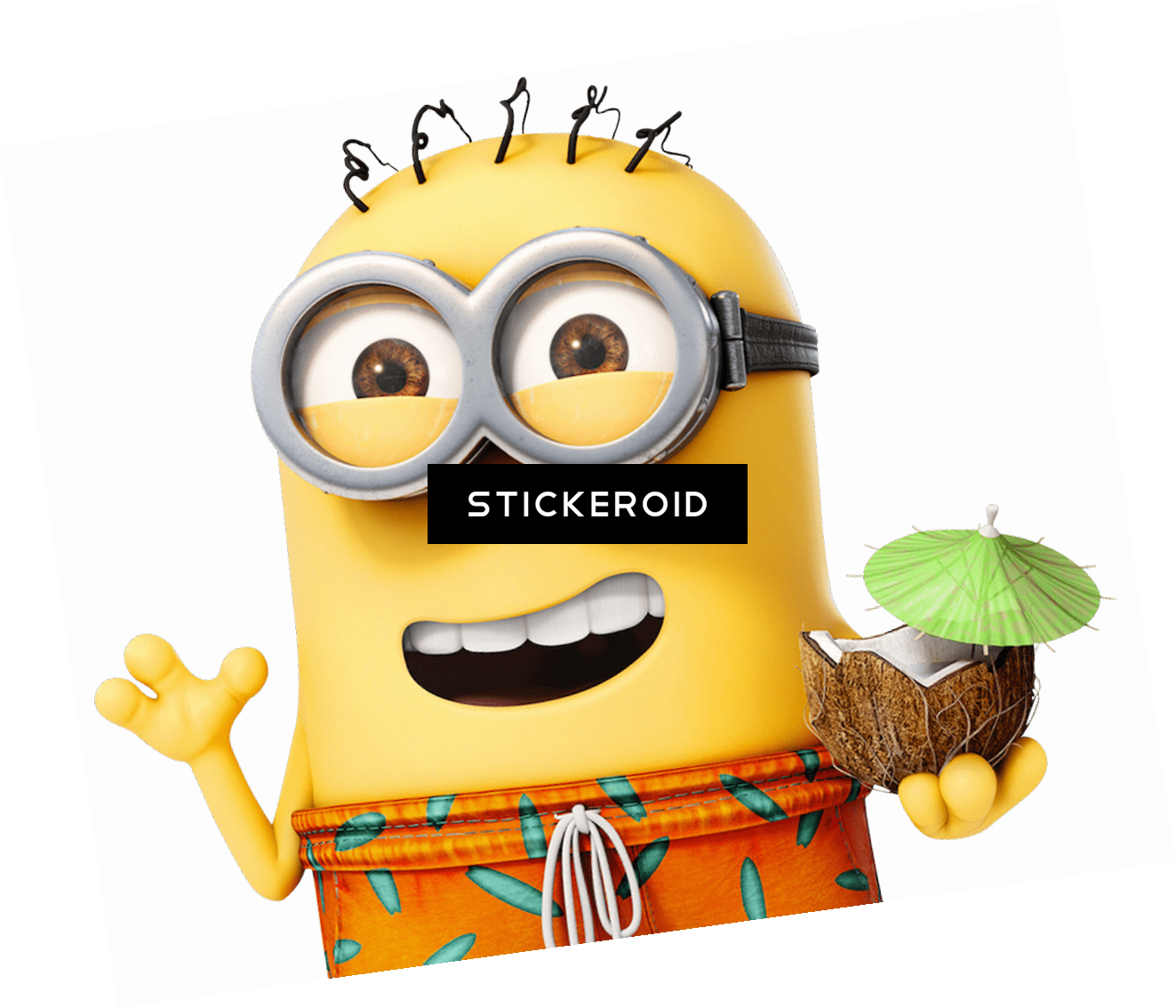 Minion On Holiday Hallyday - Free Transparent PNG Download - PNGkey