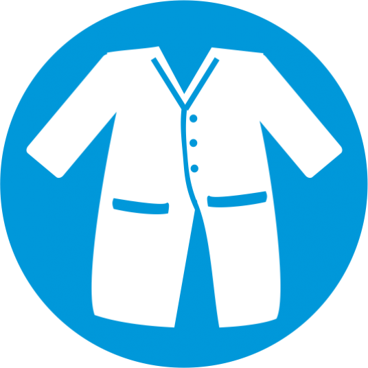 Svg Royalty Free Collection Of Blue High Quality Free - Lab Coat Vector ...