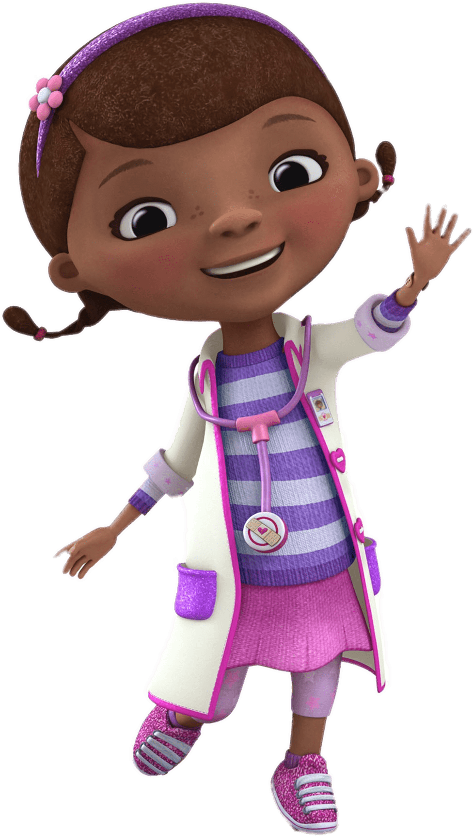 Download Doc Mcstuffins Waving - Doc Mcstuffins PNG Image with No ...