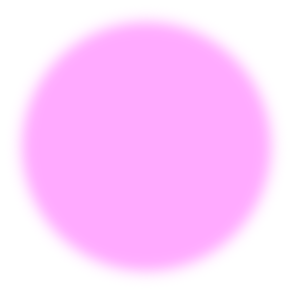 Fuzzy Pink Circle (600x600), Png Download