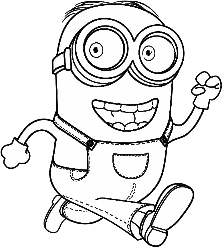 Download Visitar - Desenho Para Pintar Minions PNG Image with No ...