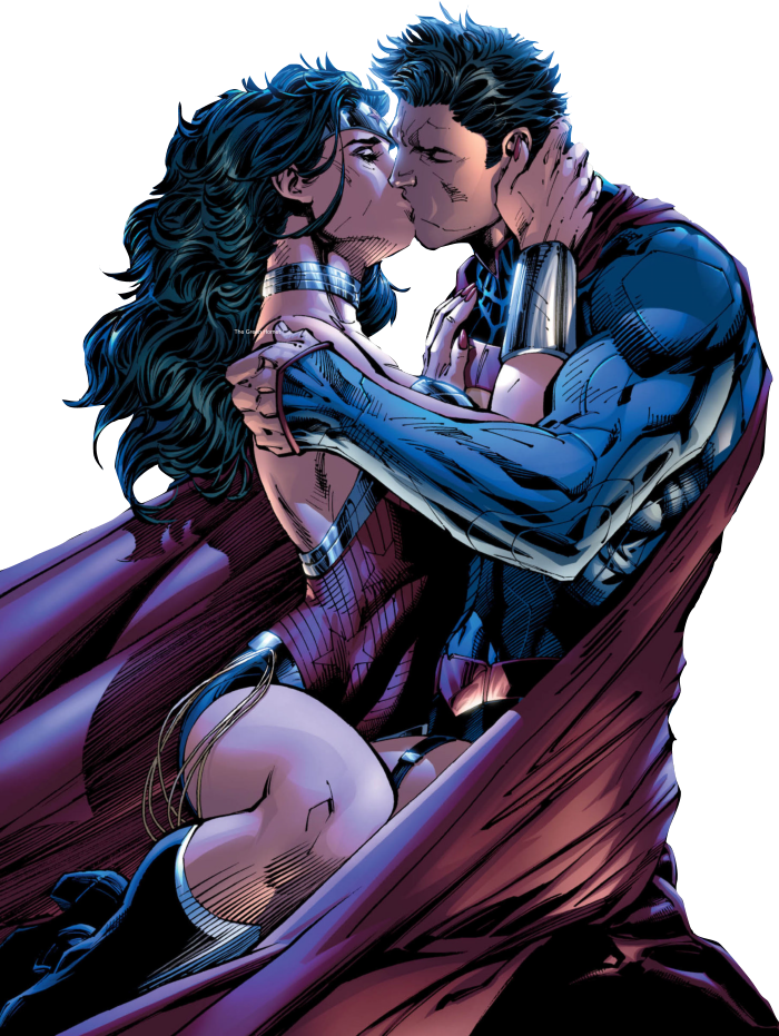 Superman wonder kiss woman The Wonder