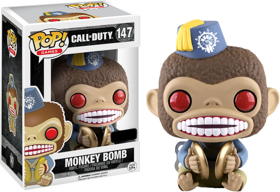 Download Call Of Duty - Monkey Bomb Funko Pop PNG Image with No ...