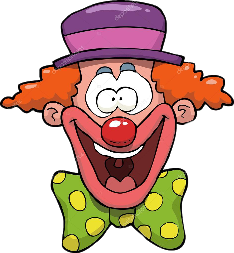 Cartoon Clown - Free Transparent Png Download - Pngkey