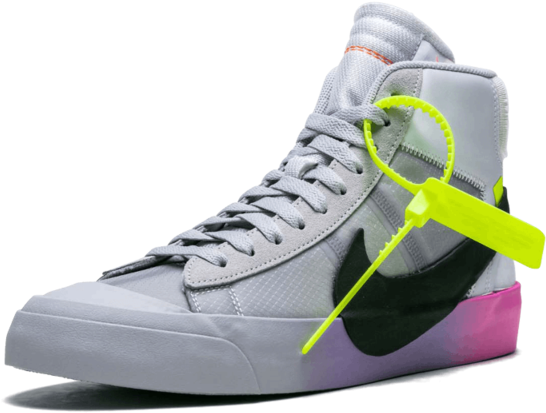 Download Nike X Off White Blazer Mid Serena Williams Nike Blazer Mid Mens Off White Png Image With No Background Pngkey Com