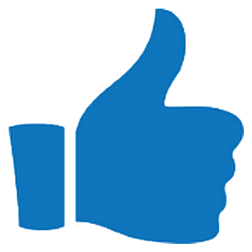 Download Pouce Bleu Youtube Png Blue Thumbs Up Transparent Png Image With No Background Pngkey Com