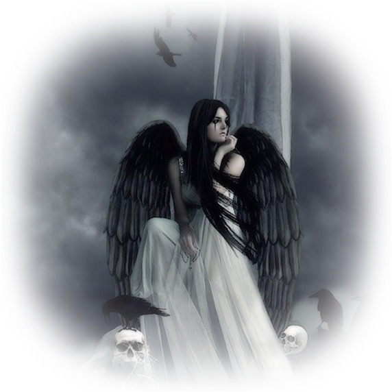 Download Black Angel Black Angel Gothic Png Image With No Background Pngkey Com