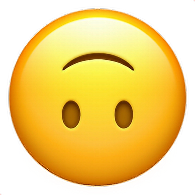 Download Upside Down Face Emoji Upsidedown Smile Emoji Emoji PNG 