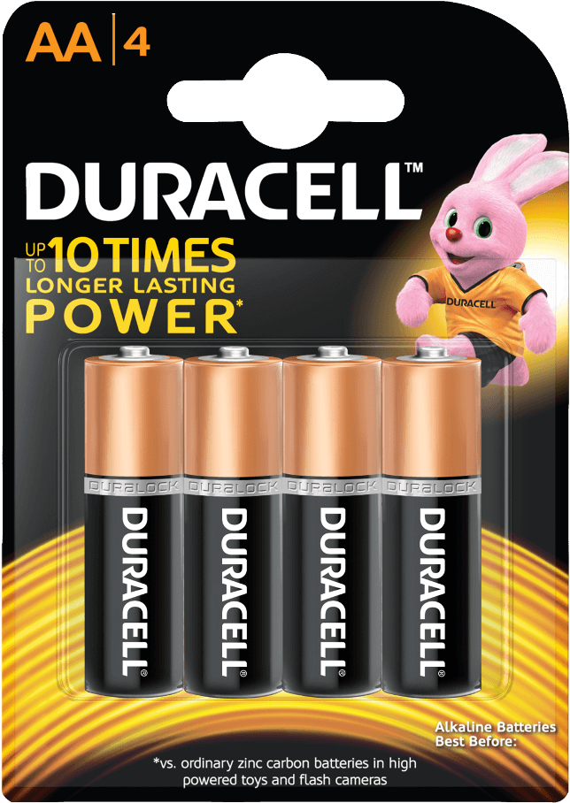 Download Basic Aa Batteries - Duracell Alkaline Aa Batteries - Pack Of ...