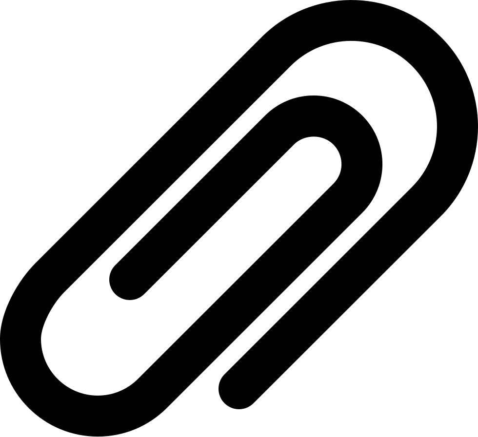 Attachment Paperclip Symbol Of Interface Comments - Anhang Icon - Free ...