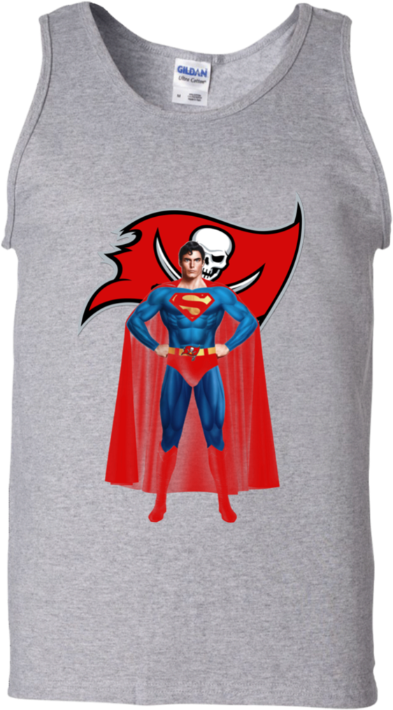 Tampa Bay Buccaneers Superman T Shirt (1024x1024), Png Download