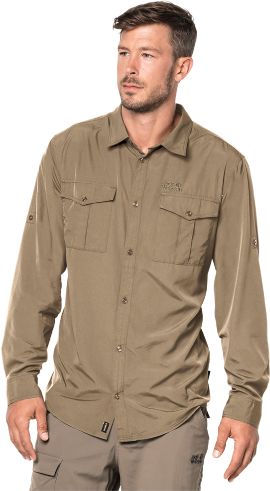 Download Jack Wolfskin Atacama Roll-up Shirt PNG Image with No ...
