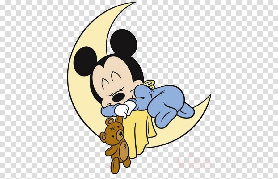 Baby Mickey Mouse Sleeping Clipart Mickey Mouse Minnie Free Transparent Png Download Pngkey