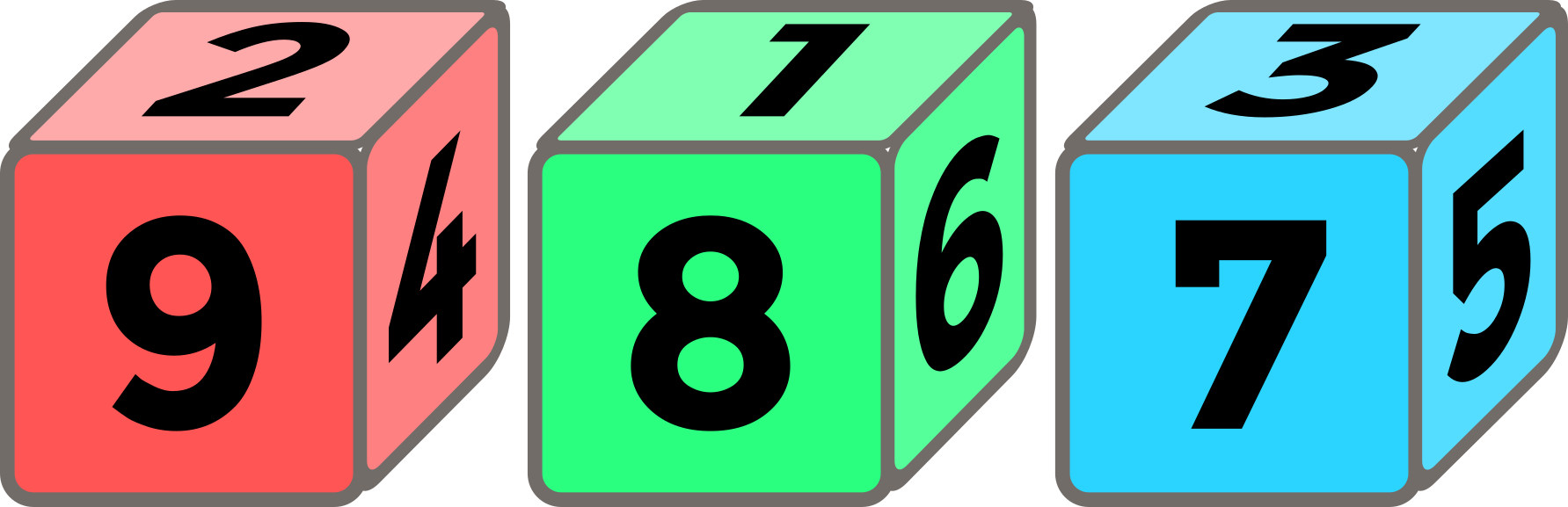 Download The Basic Set Of Non-transitive Dice PNG Image With No ...