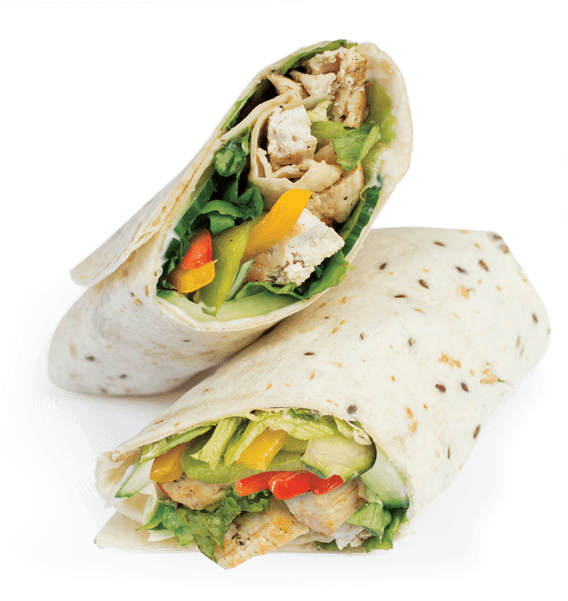 Download Tortilla Clipart Chicken Wraps - Wrap PNG Image with No ...