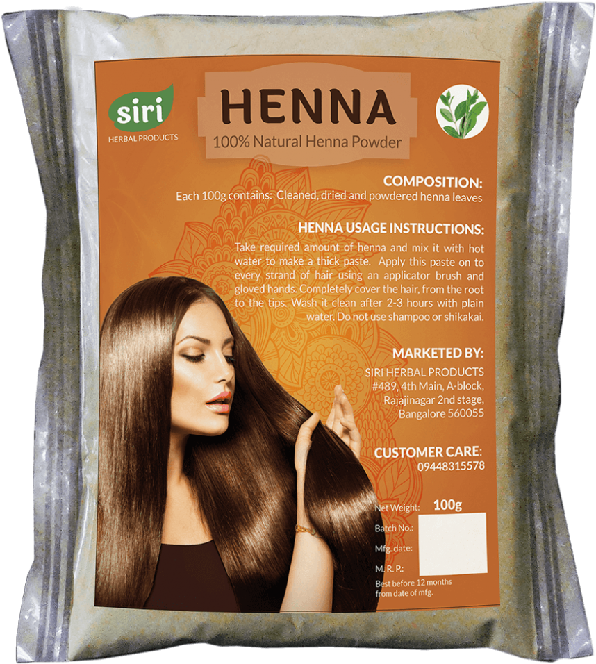 Download Chemical Free, Herbal Henna - Shiseido For Hair PNG Image with ...