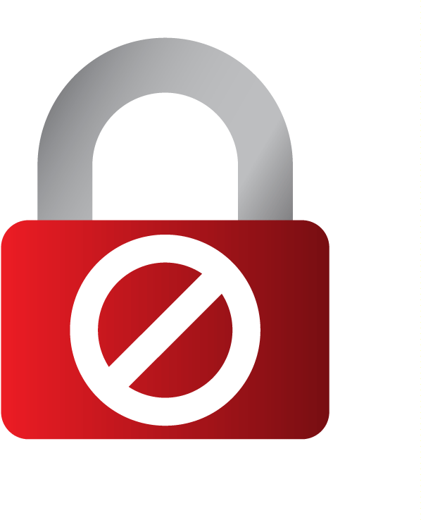 Restricted Access Lock (725x742), Png Download