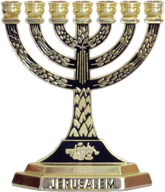 Download Jerusalem Menorah - Candle Stand Jerusalem PNG Image with No ...