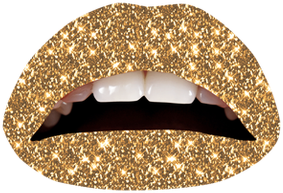 Pin Lips Gold Kiss Lipstick Mouth Red Teeth Hd Wallpaper - Violent Lips ...