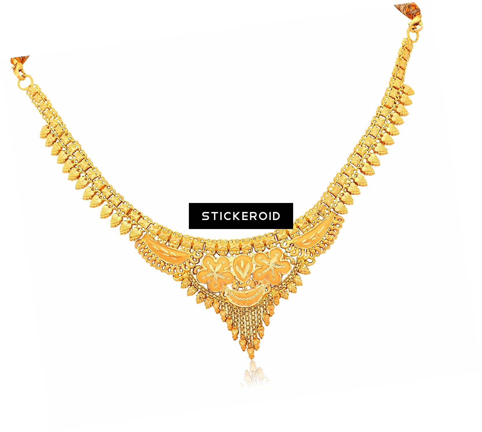 Download Gold Necklace Accessories Png Image With No Background Pngkey Com