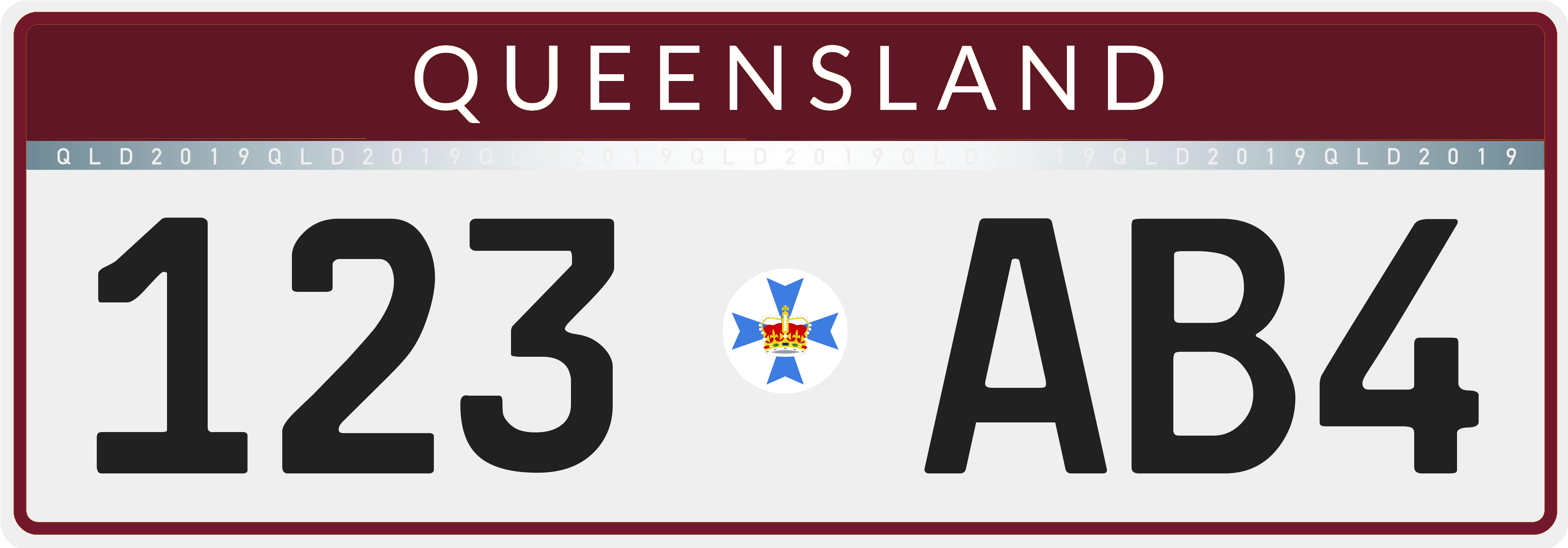 Download 2019 Queensland Registration Plate PNG Image with No ...