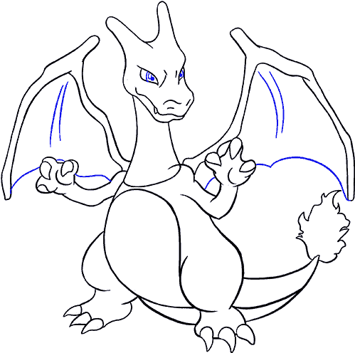 How To Draw Charizard - Free Transparent PNG Download - PNGkey