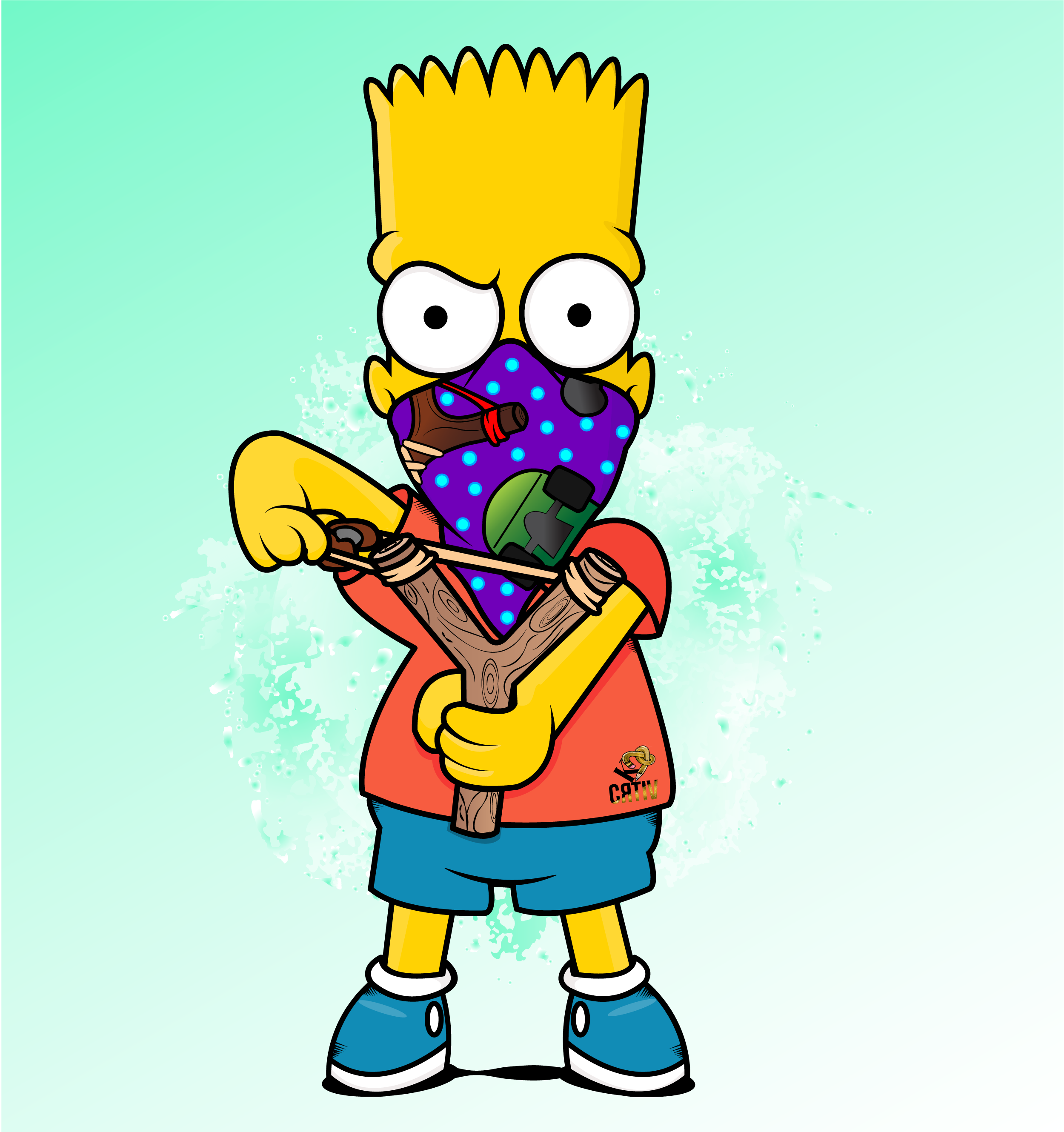 Download Bart Simpson - The Simpsons PNG Image with No Background -  PNGkey.com