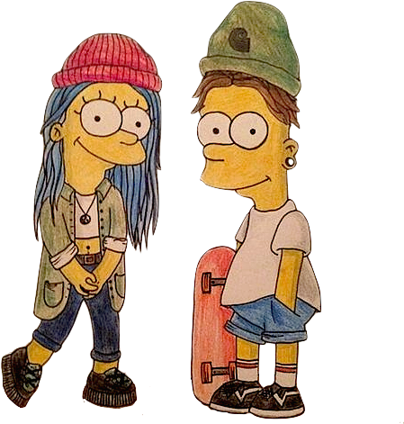 Simpsons Drawings, Cartoon Fashion, Cartoon Styles, - Bart Simpson Lean ...