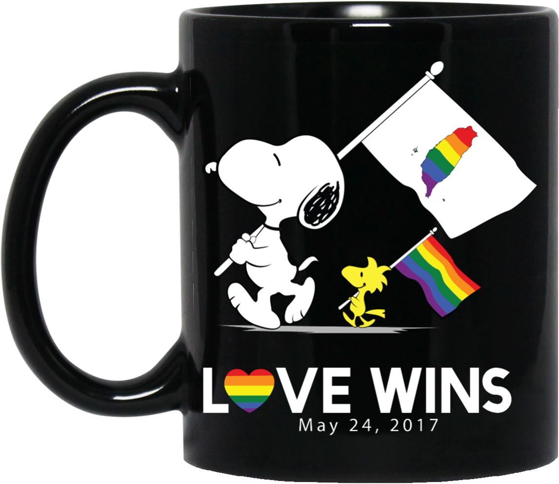 Love Wins In Taiwan Black Coffee Mugs (1155x1155), Png Download