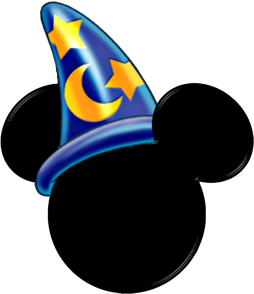 sorcerer mickey hat clipart white