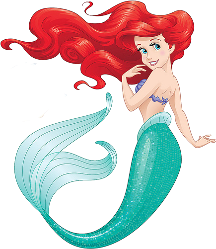 Ariel Mermaid Form - Ariel Mermaid Png - Free Transparent PNG Download ...