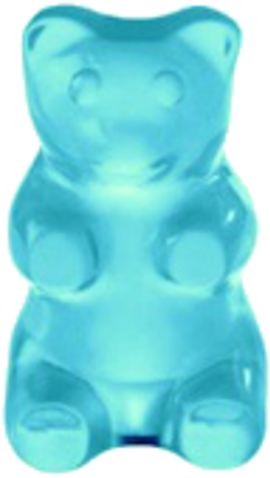 Blue Gummy Bear - Gummy Bear White Background - Free Transparent PNG ...