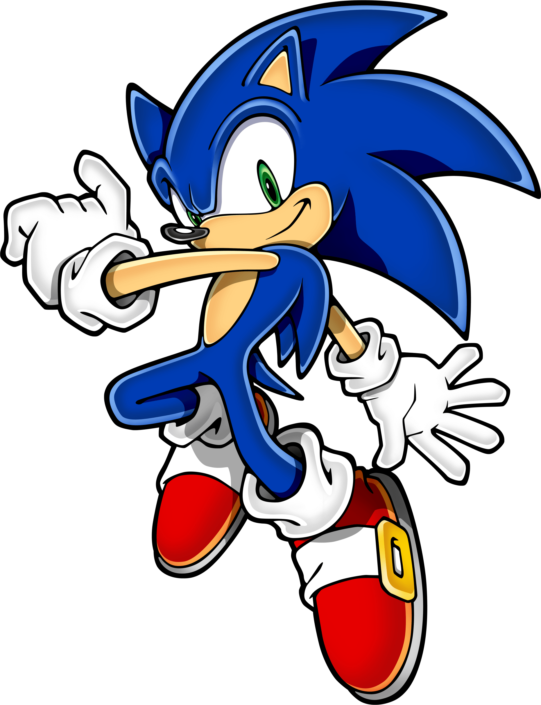 Download Sonic Hedgehog Jumping Side - Sonic Png PNG Image With No ...