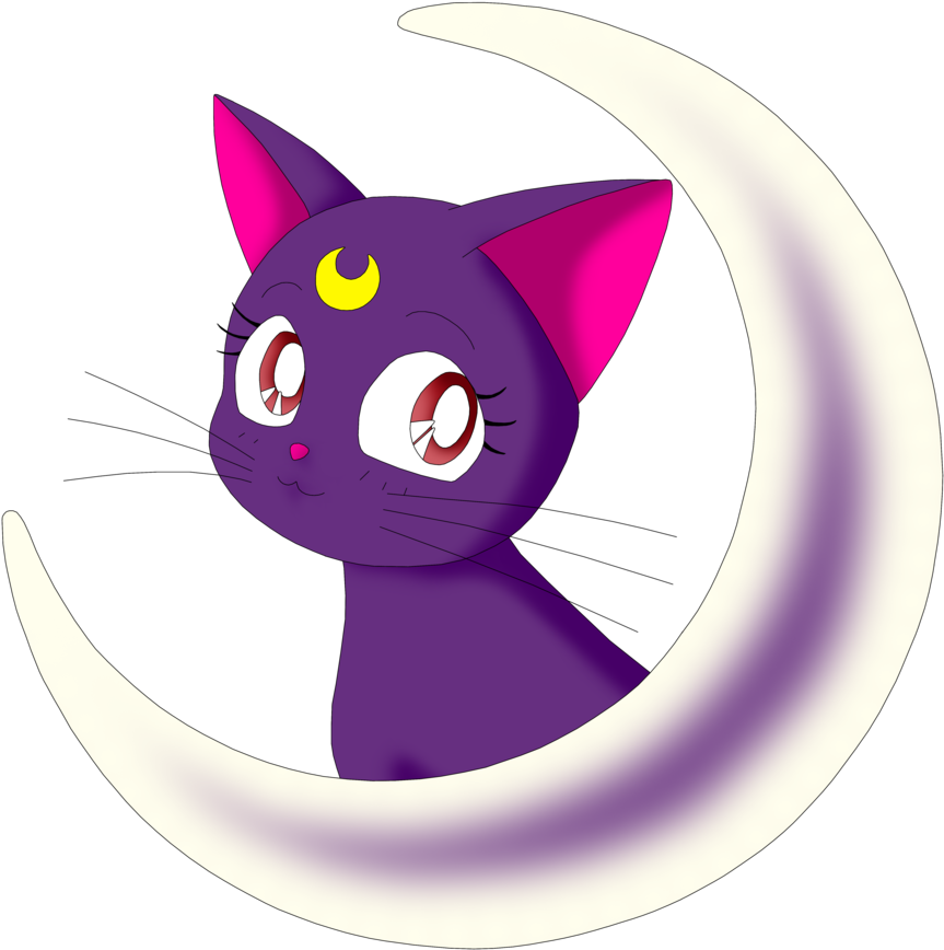 Download Sailor Moon Cats Png Luna Sailor Moon Png Png Image With No Background Art