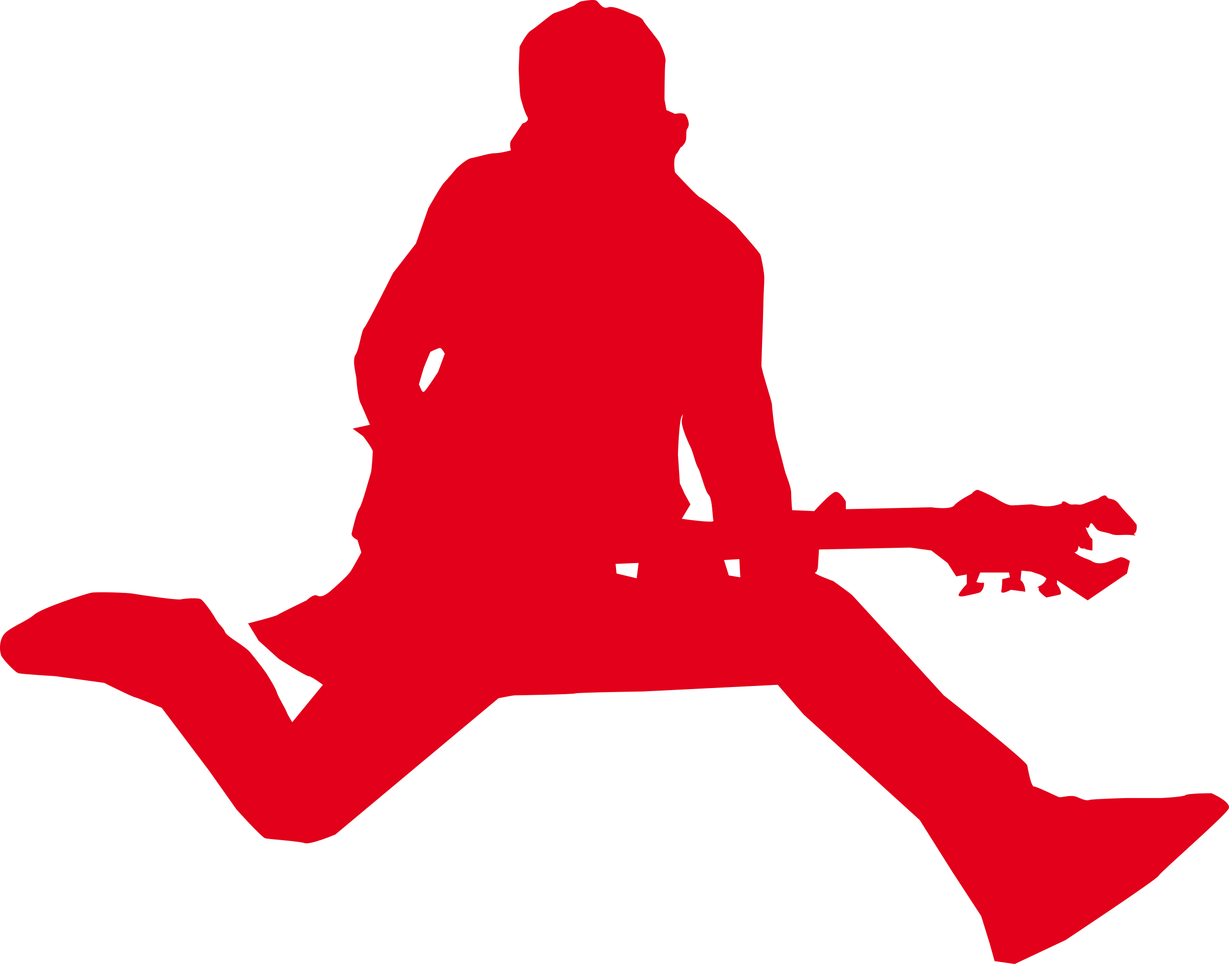 This Free Icons Png Design Of Rock Star With Guitar (2400x1883), Png Download