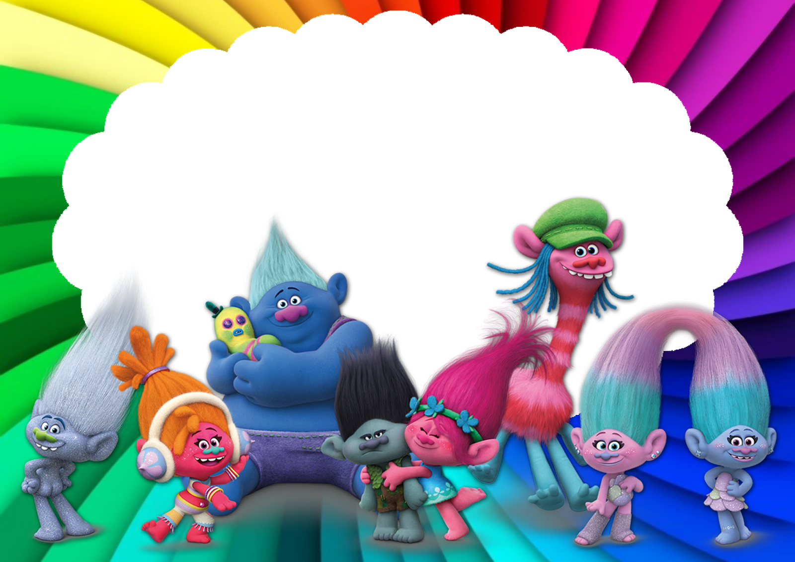 Download Trolls Convite PNG Image with No Background - PNGkey.com