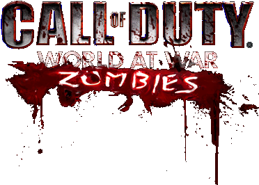 call of duty world at war zombies logo