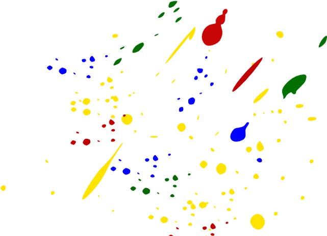 Splatter Clipart Colorful Paint Splatter - Black Paint Splatter Png ...