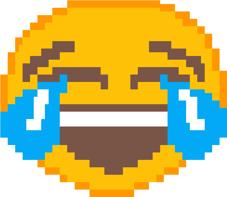 Download Laughing Emoji - Cross Stitch Donut PNG Image with No ...