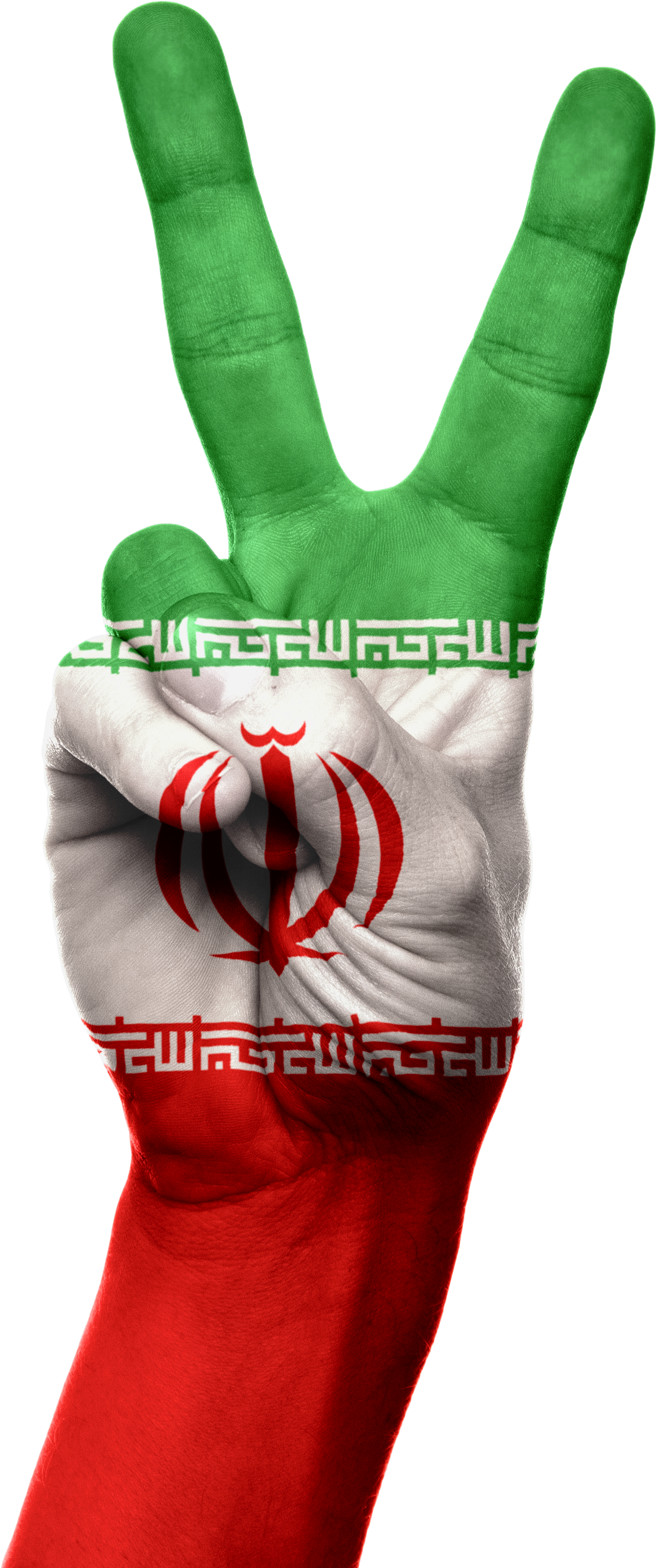 Iran Flag Hand National Pride 643323 (1324x3000), Png Download