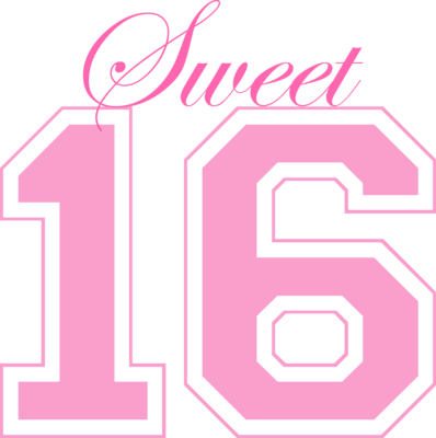 Download Sweet Sixteen Party - Varsity Font Number 6 Red Throw Blanket ...