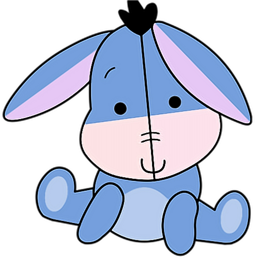 Winniethepooh Eeyore Ihoh Sticker - Stickers Tumblr De Disney - Free ...