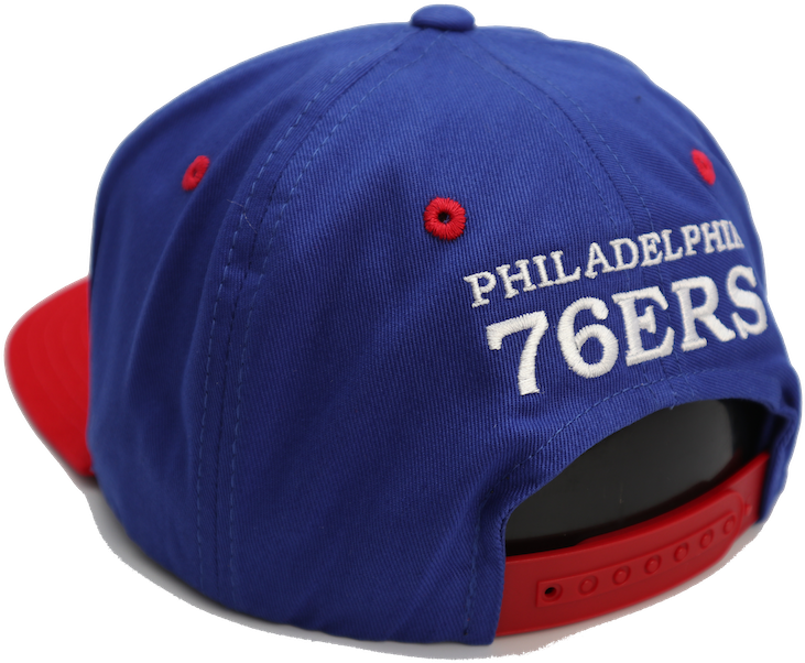 Philadelphia 76ers Nba Team Logo Two-tone Youth / Kids (1000x667), Png Download